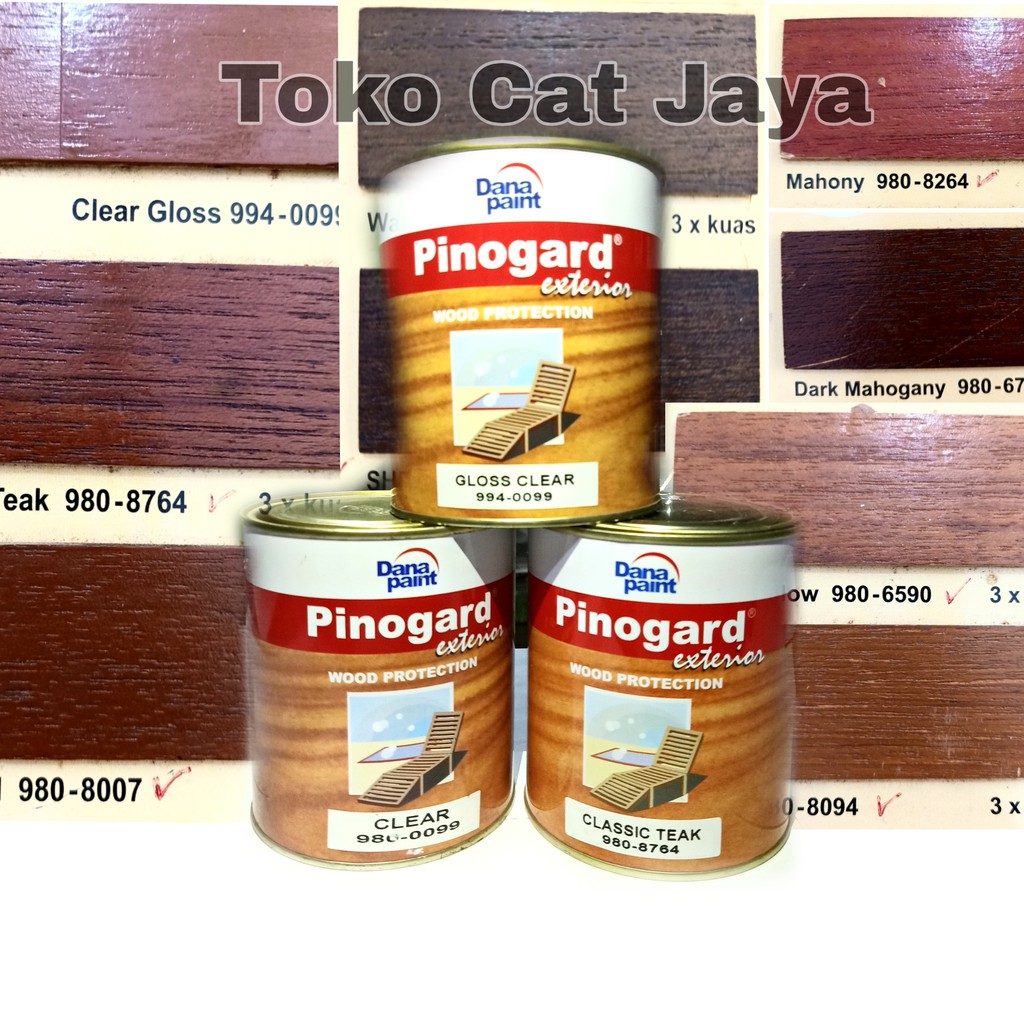 PINOGARD CAT KAYU Exterior POLITUR / Pelitur / Plitur VERNIS 1 Liter