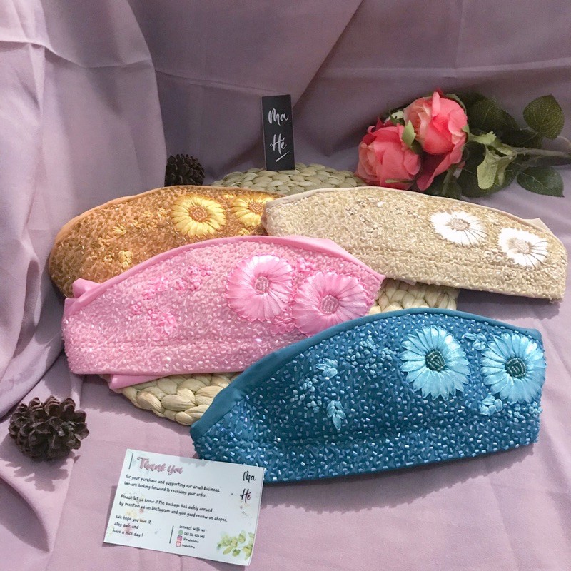 Kerudung/ Jilbab Instan Manik-Manik