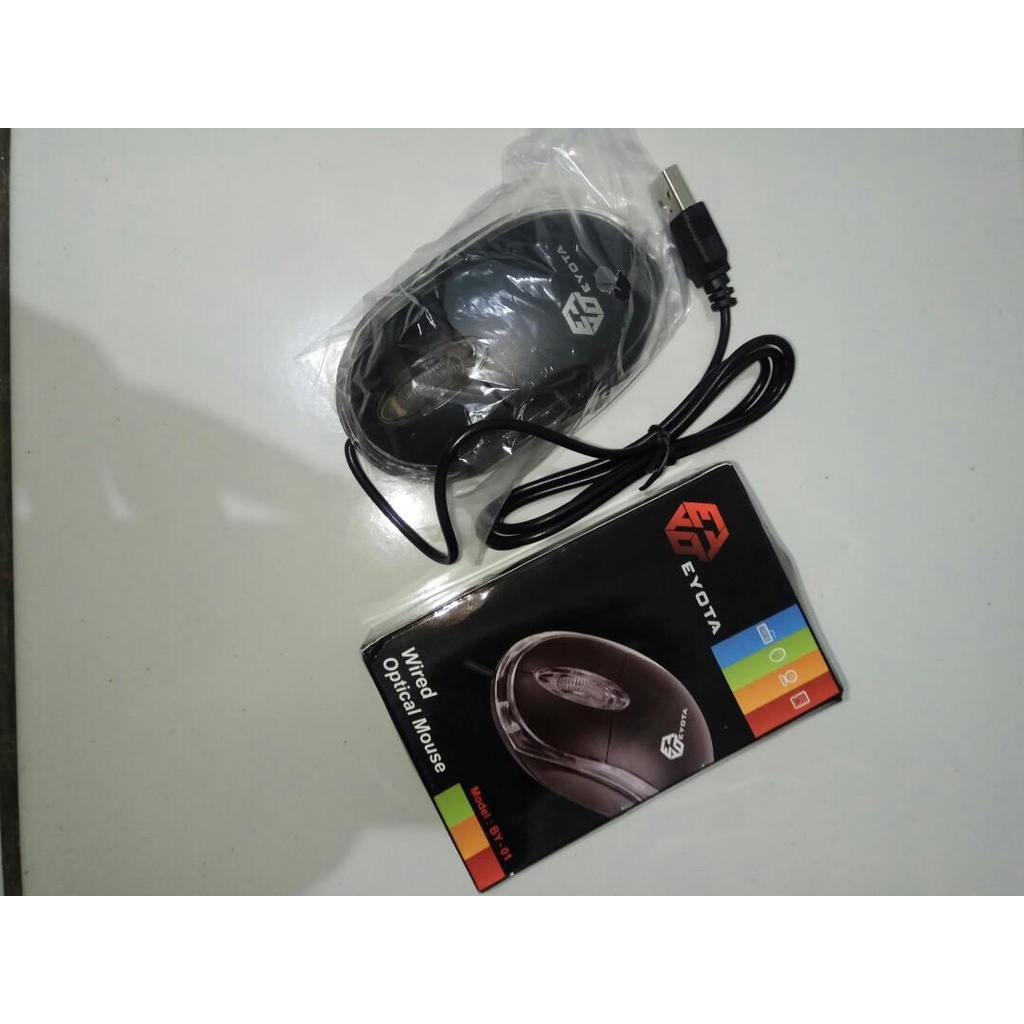 Mouse Wired Optical USB Mouse - Mouse Murah