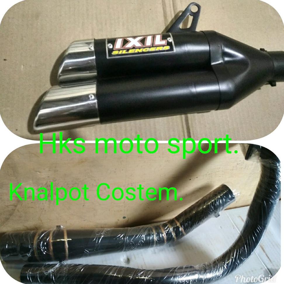 Harga Ixil Moge Double Hole Knalpot Racing Fullsistem Pnp Vixsion Nvl. R15. Cb150R R. Satria Fu.