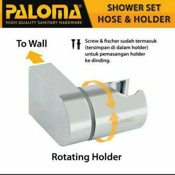 PALOMA HHP 1302 - Handshower Holder Paloma Dudukan Shower