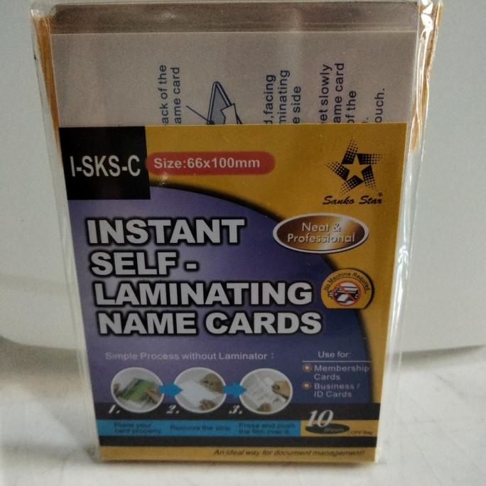 

Promo Awal tahun Plastik Laminating Kartu Tanpa Mesin Isi 10 lbr Promo Awal tahun
