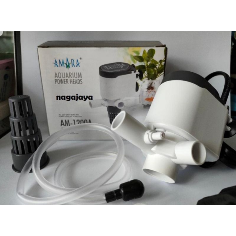 Mesin Pompa Celup Power Head Aquarium Ikan Hias amara 1200 amara am1200 Amara am 1200A am1200