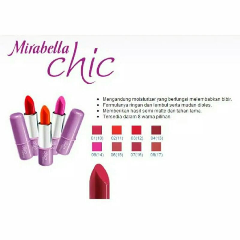 Mirabella Lipstik Chic