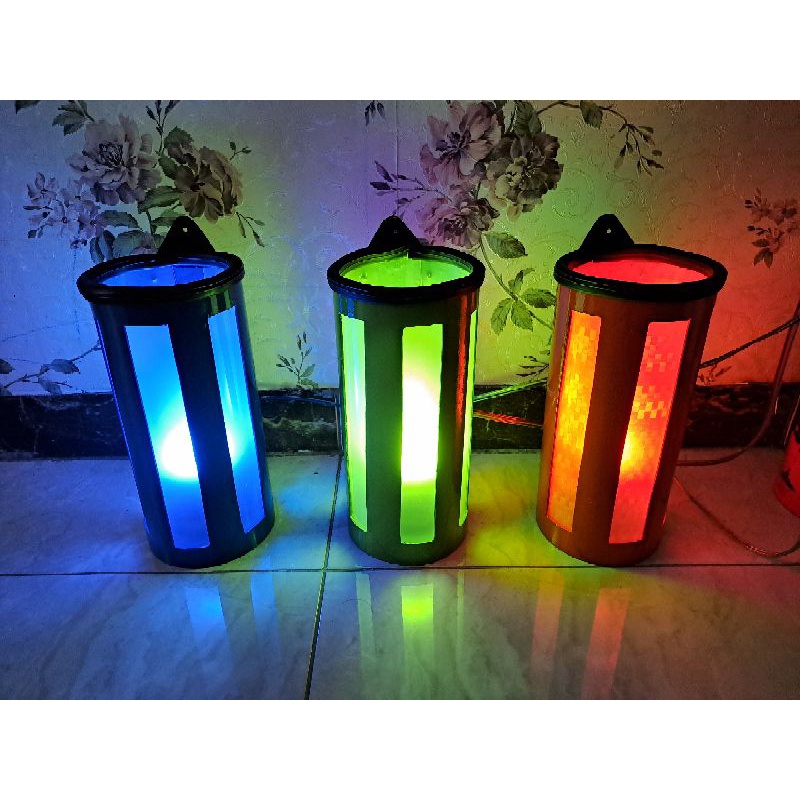 Lampu tidur paralon/  Lampu hias/ Kerajinan lampu paralon