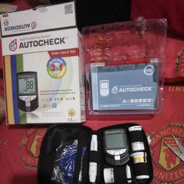 ALAT CEK DARAH 3 IN 1 AUTOCHECK , GULA , ASAM , URAT