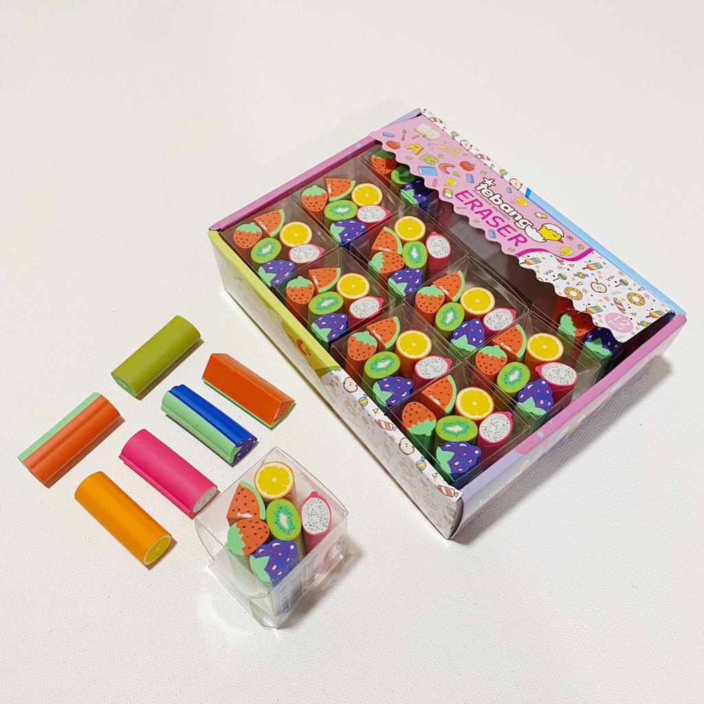 

SOS Penghapus YT Panjang (set/6pcs) / Penghapus Pensil / Eraser/Stip