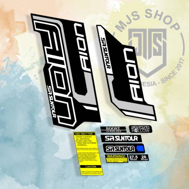 Sticker fork suntour aion
