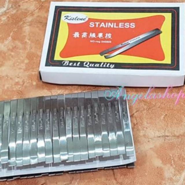 PINSET STAINLESS STELL / PINSET STAINLESS ISI 20 PCS KISLENE