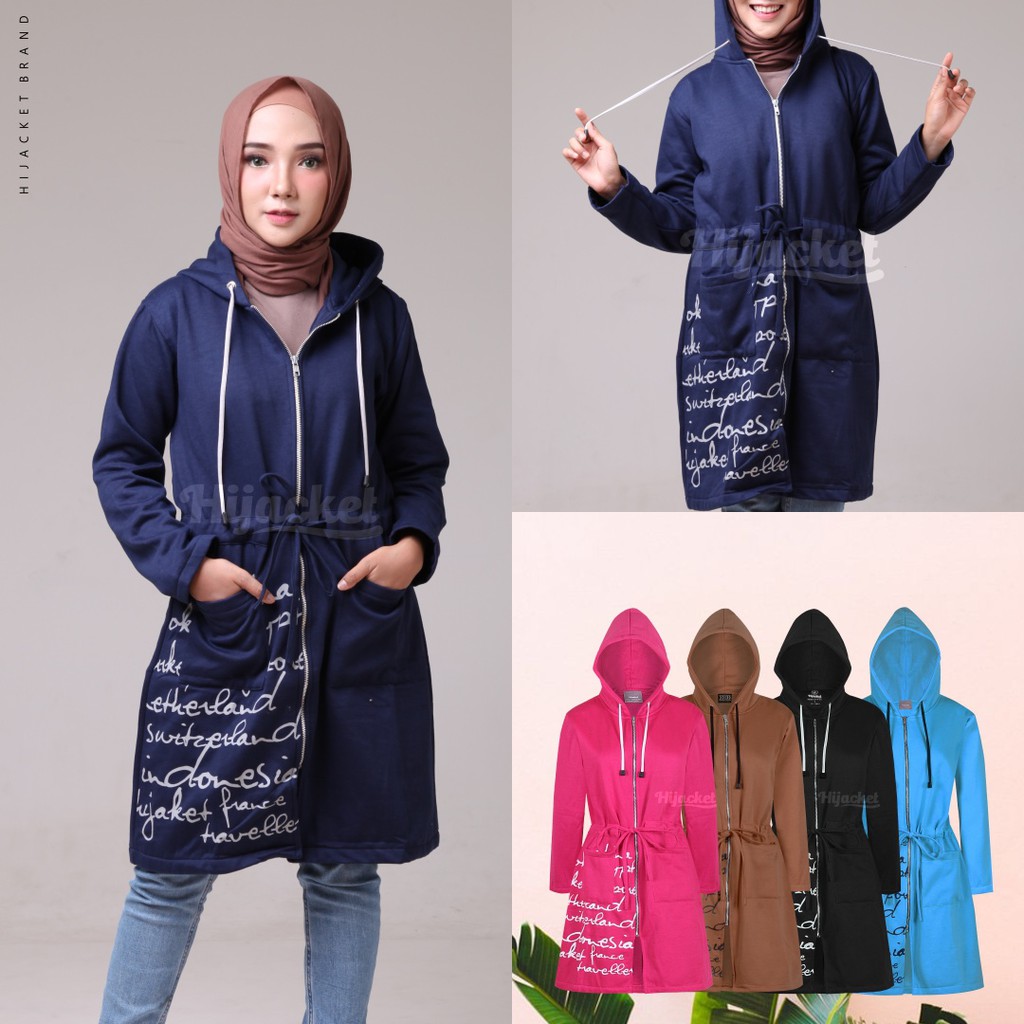 Jacket Hijacket Urbanshion I Jaket Hijaber I Hijaket Original I Jaket Muslimah-8