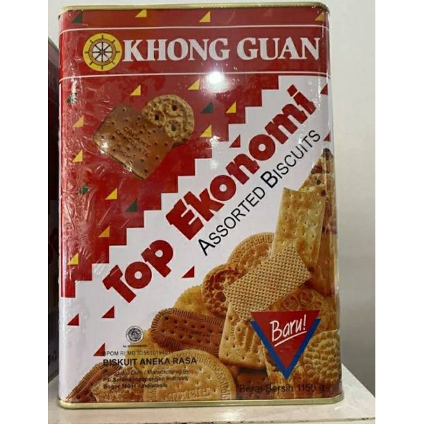 

biskuit kaleng khong guan top ekonomi 1.150 grm