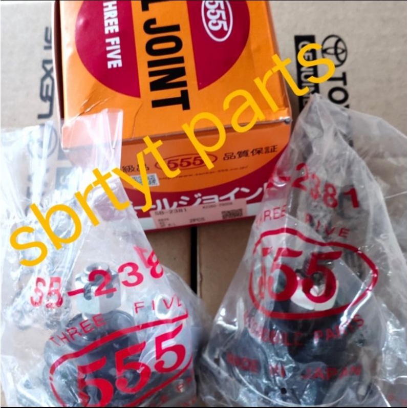 balljoint atas kijang 5k 7k kapsul 555 japan