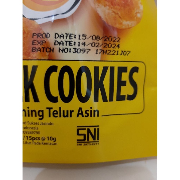 Ever Salted Yolk  Cookies / Kukis dengan Kuning Telur Asin 150 gram