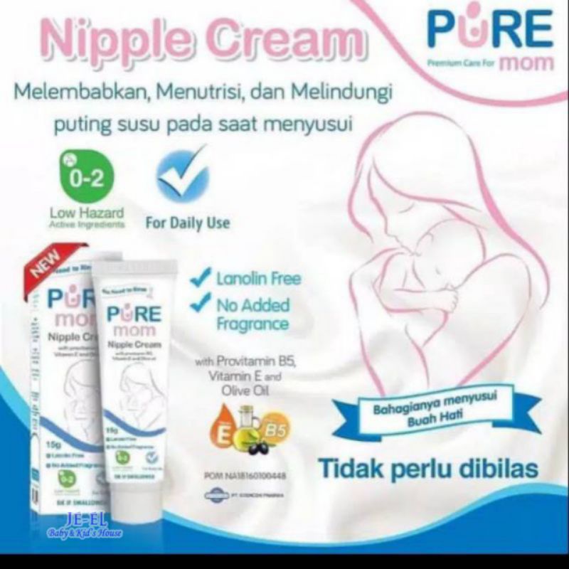 Pure Mom Nipple Cream/Cream Puting Ibu