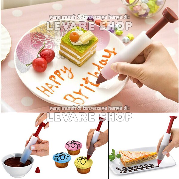 

Food Writing Pen Pulpen Penghias Dekorasi Kue - Pena Hias Cupcake Cake