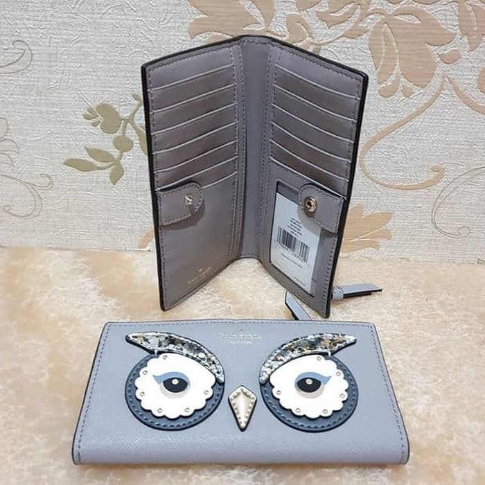 dompet Kate Spade Stacy Wallet Cityscape Owl Leather original