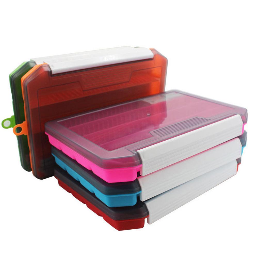 Agustinina Fishing Tackle Box High-strength Adjustable Kail Pancing Umpan Pancing Plastik Organizer Box