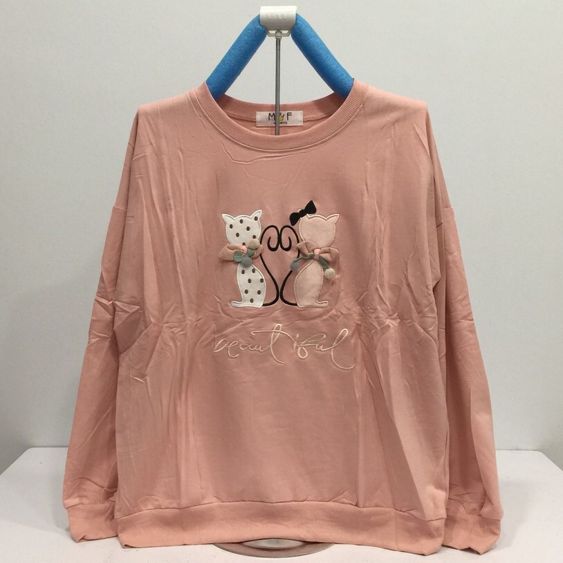 HVL B506 ATASAN WANITA KAOS SWEATER IMPORT SIZE XL LD 110CM