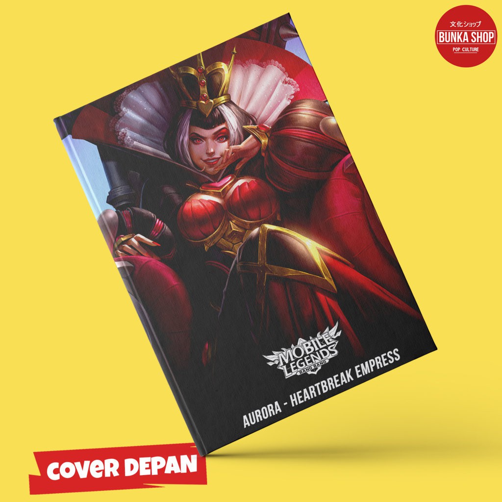 

Note Book Hardcover Game Mobile Legends Aurora Heartbreak Empress Ukuran A5 Buku Catatan Buku Tulis Murah Jurnal Agenda Planner Notebook Gift Couple