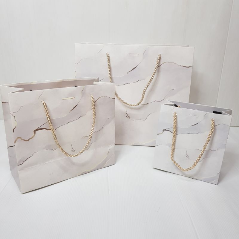 Paperbag Marble/Tas/Kantong Bingkisan