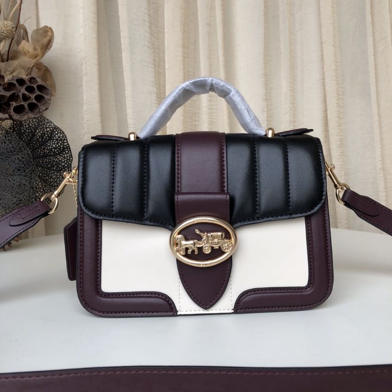 Jual coach top handle quilted original bag tas asli coach 6015