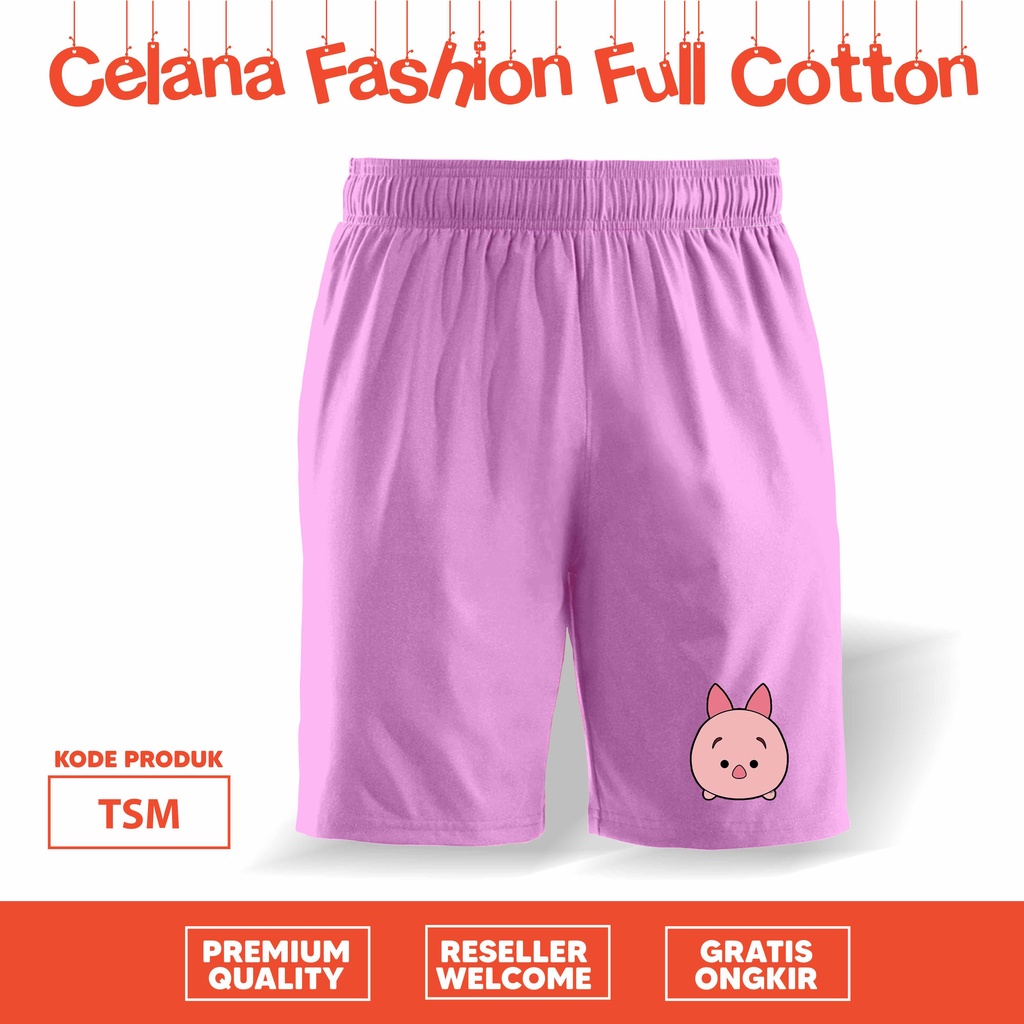 [CELANA ANAK] Celana pendek anak Winnie the pooh piglet tiger eeyore kidswear full color