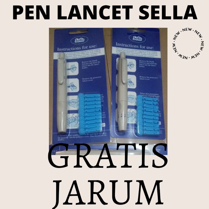 Pen lancet sella bonus jarum