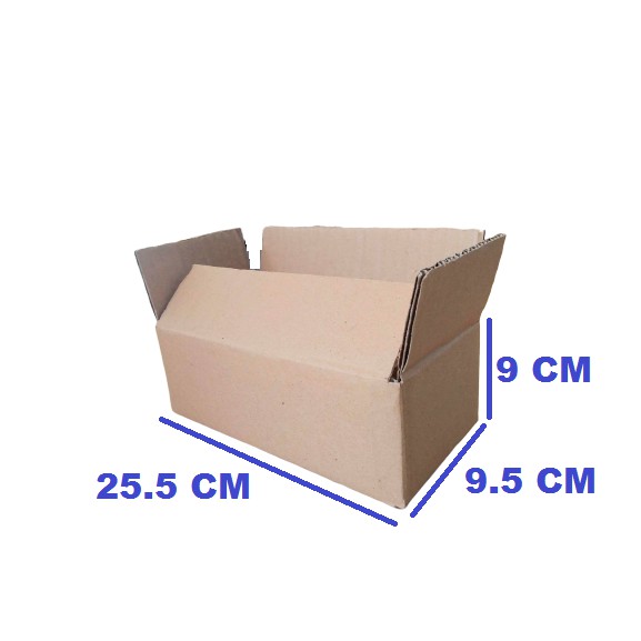 

Karton box 25.5*9.5*9 CM Carton Box Kardus Polos SINGLE WALL