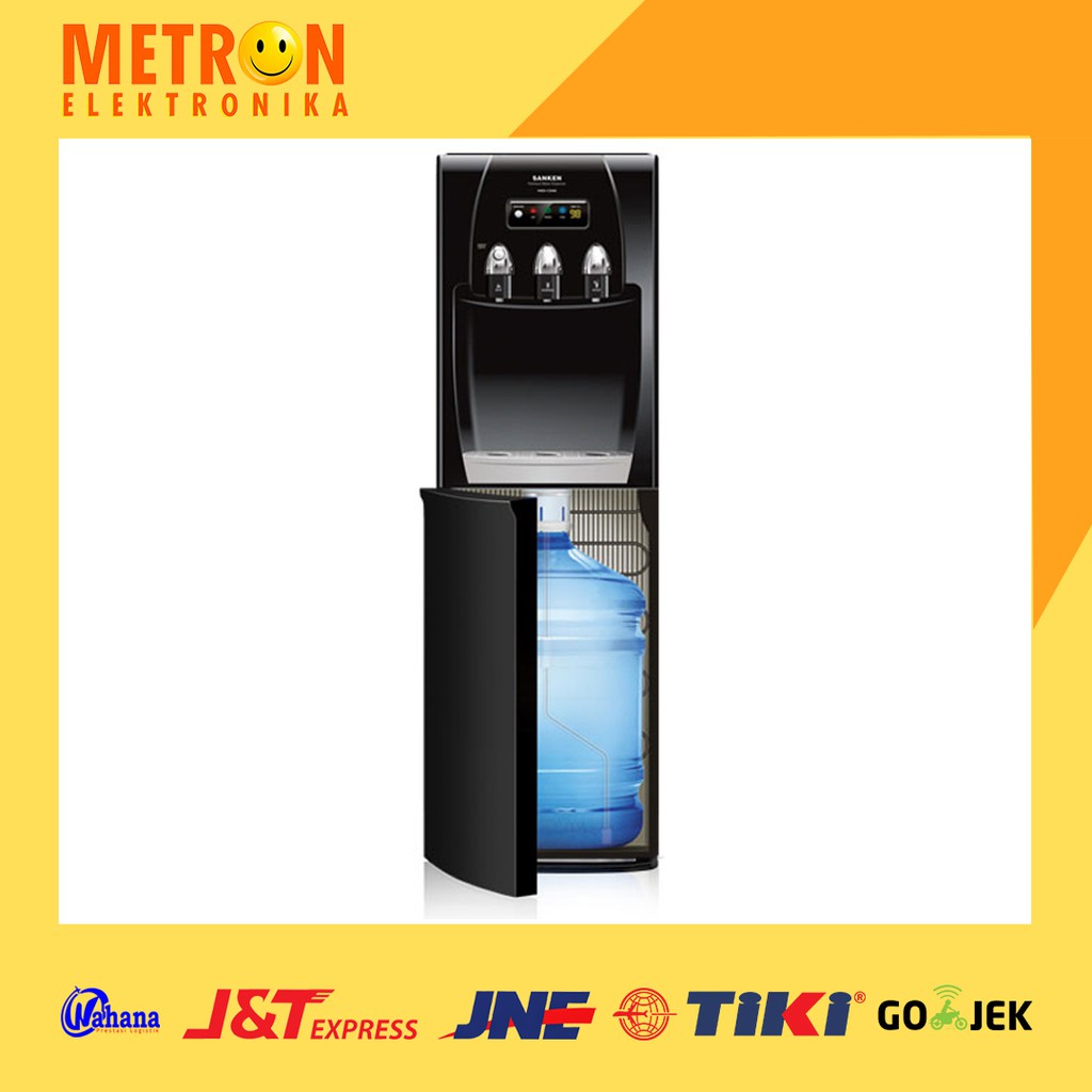 SANKEN HWD C 500 E / WATER DISPENSER 3 KERAN KRAN PANAS DINGIN NORMAL / WATER DISPENCER HWDC500E