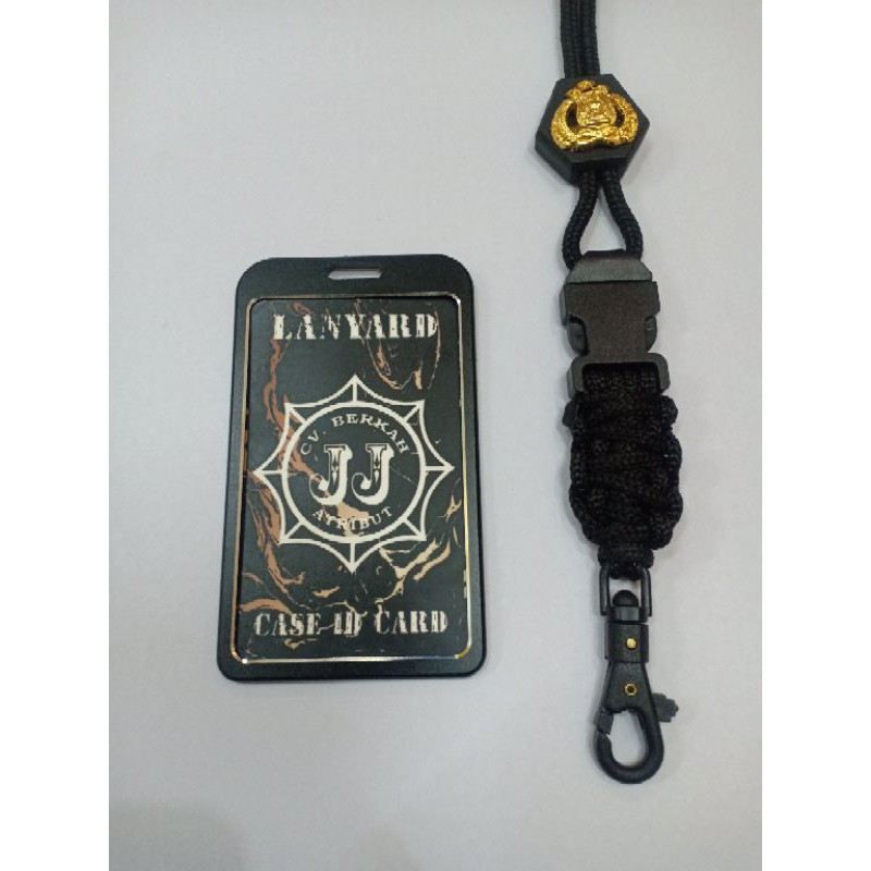 

lanyard id card holder logo tribrata polri tempat id card