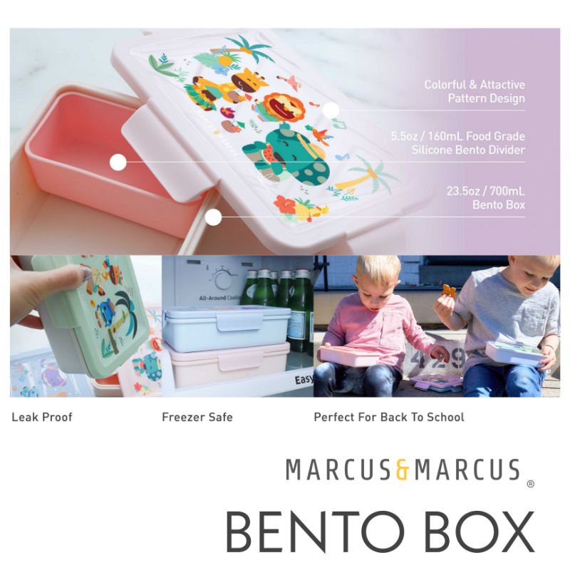 Marcus &amp; Marcus BENTO BOX - Lunch Box - Kotak makan anak sekolah