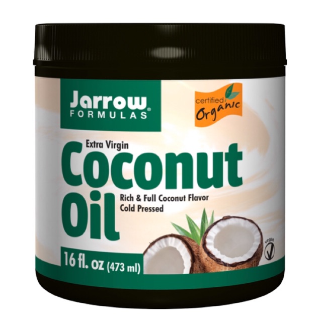 

Jarrow Formulas Organic Extra Virgin Coconut Oil Cold Pressed 473ml