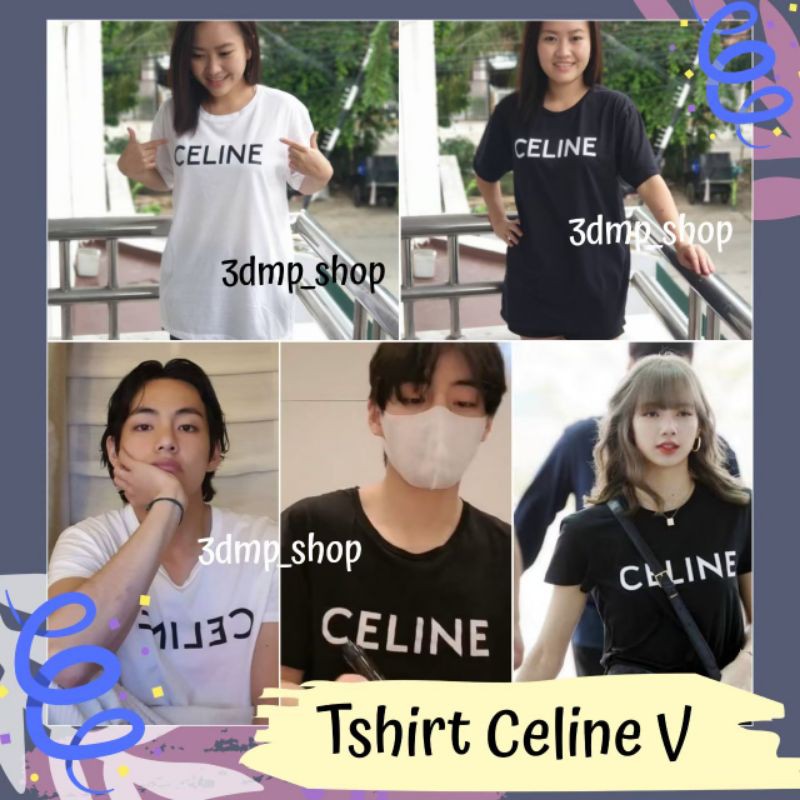 Tshirt BTS V Taehyung Lisa Blackpink