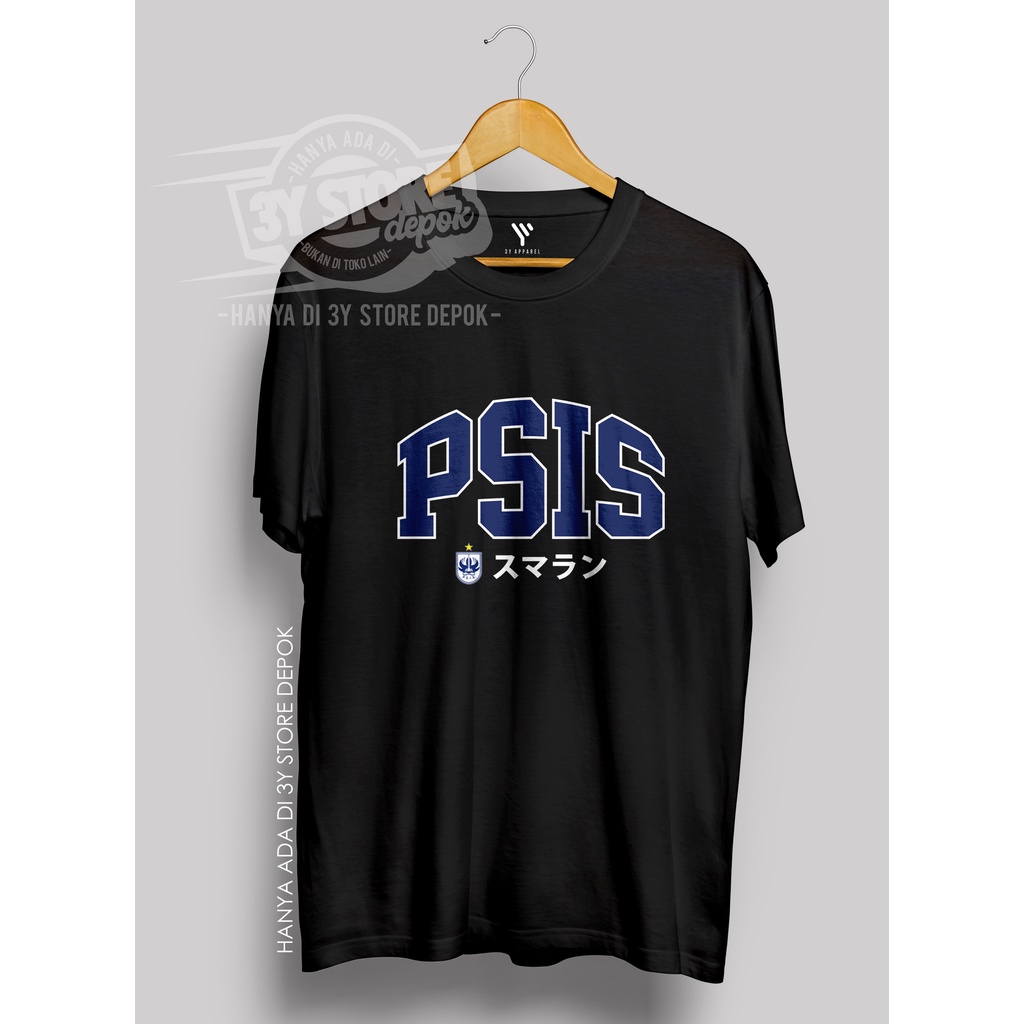 KAOS PSIS SEMARANG PANSER BIRU BAHAN KATUN COMBED 30S PRIA WANITA - 3Y STORE