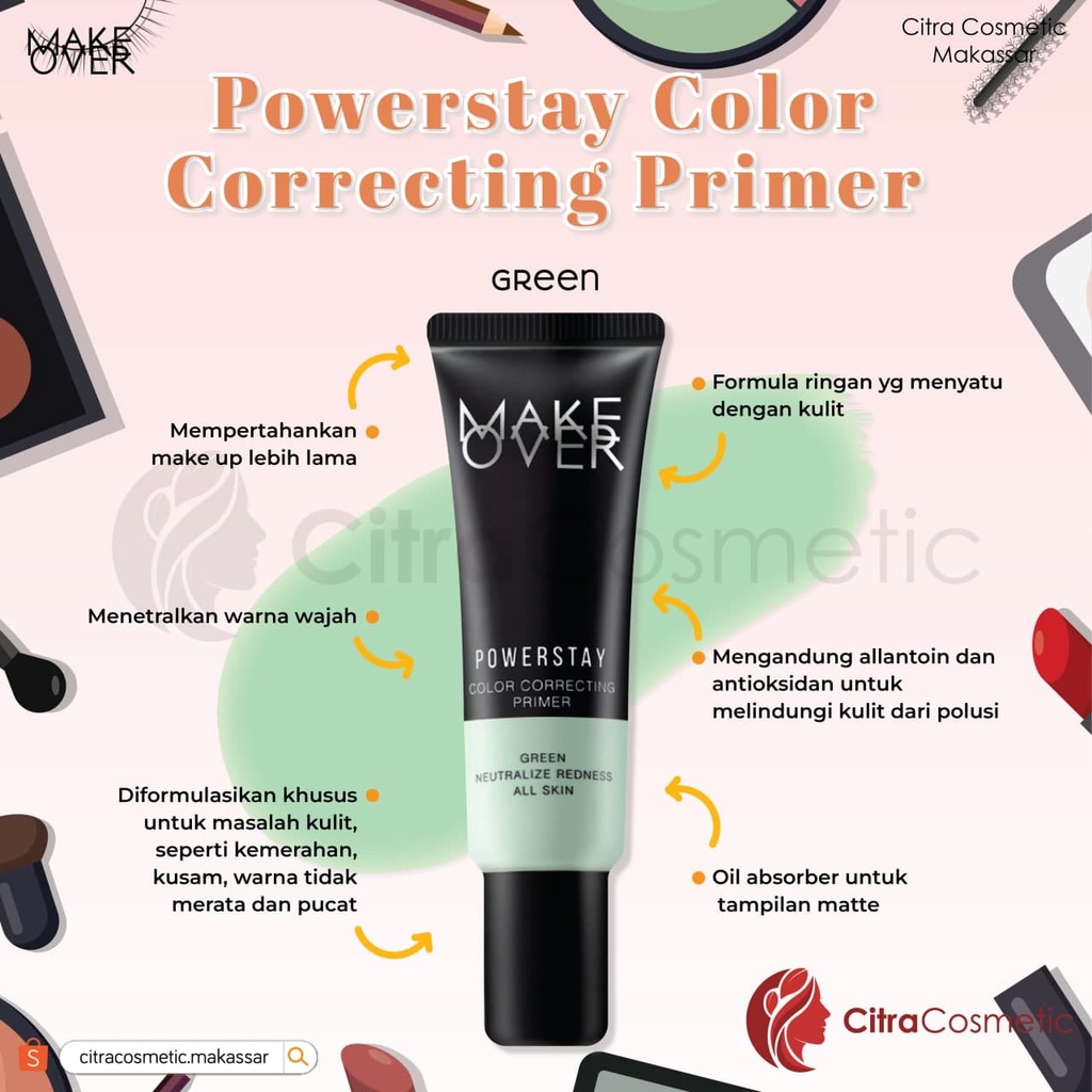 Make Over Powerstay Color Correcting Primer 25 Ml