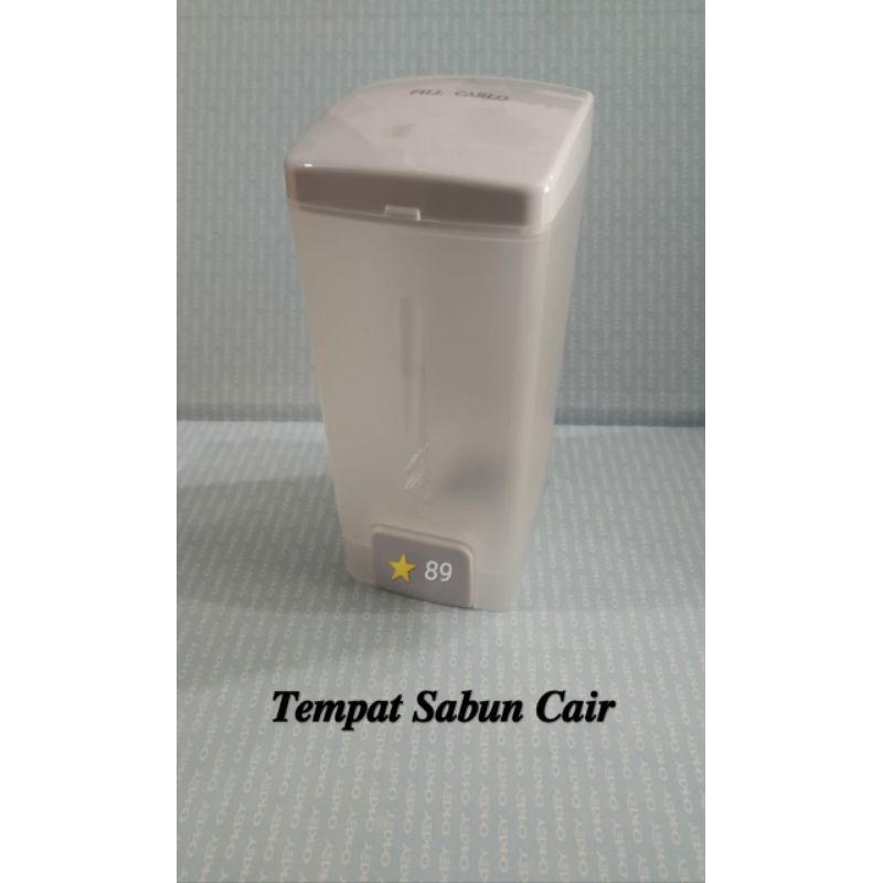 TEMPAT SABUN CAIR PLASTIK/TEMPAT SABUN CAIR DINDING/DISPENSER SABUN CAIR