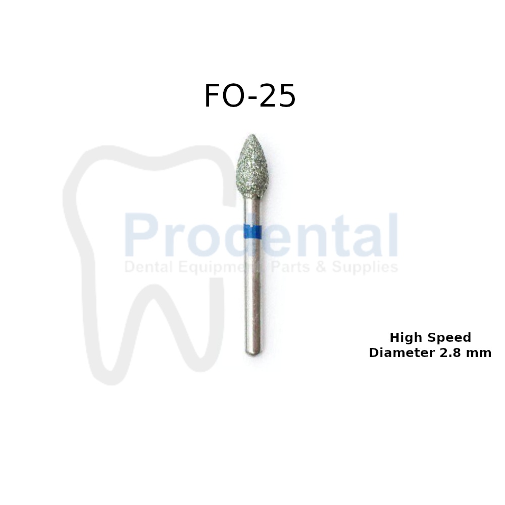 Bur Gigi FO-25 Unbrand / Bur High Speed Handpiece / Bur Gigi Diamond / Mata Bur Gigi Highspeed