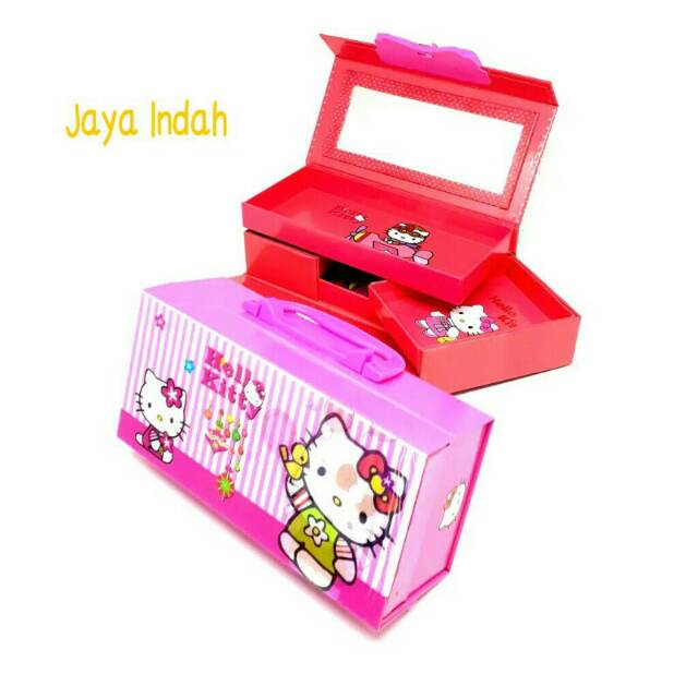 

Tempat Pensil susun kode password hologram cermin karakter Kotak pensil kado anak