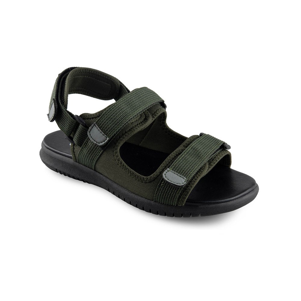 BIONIC BLACK ORIGINAL x FOOTSTEP Sandal Casual Hitam Pria Sendal Gunung Kasual Jalan Santai Harian Main Hangout Lebaran Fashion Distro Remaja Traveling Outdoor Premium Travelling Footwear Tali 2 Strap Big Size Jumbo Ukuran Besar 44 Keren Terbaru Kekinian