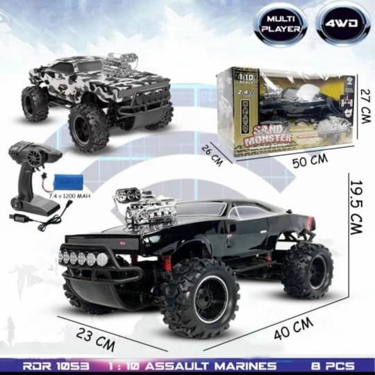 Mobil Remot Mainan Mobil Remote Sand Monster 2,4 Ghz