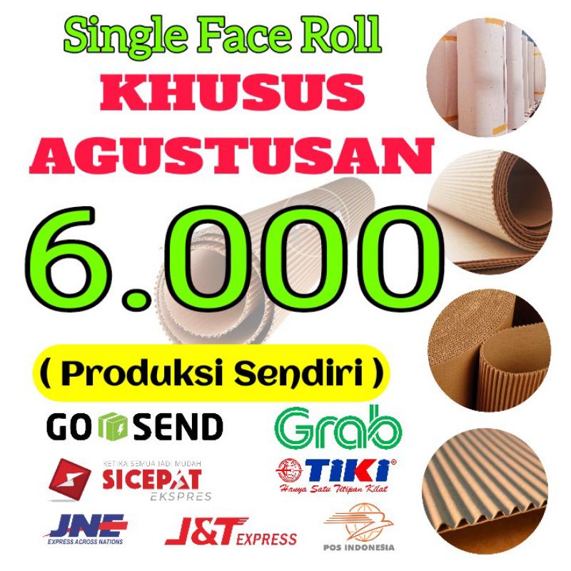 

Karton Single Face Roll Lembaran