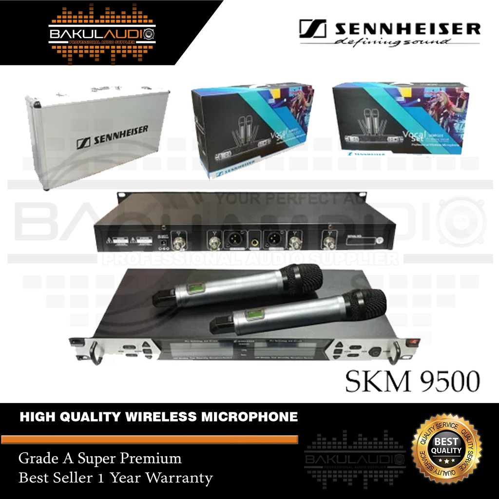 Mic Wireless Sennheiser SKM 9500 4 Antena Bisa Rubah Frequensi