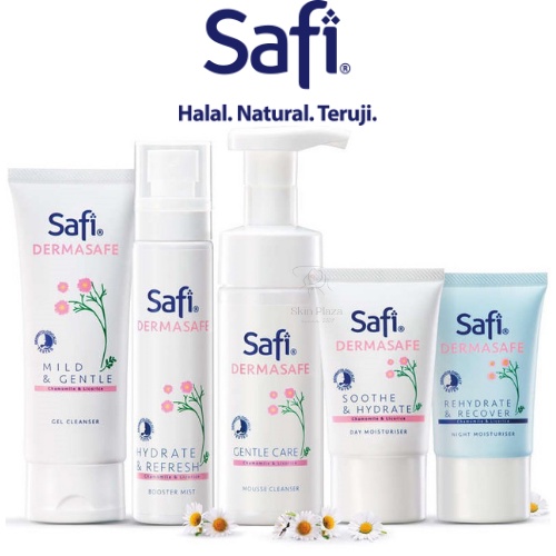 SAFI Dermasafe Series Gel Cleanser | Mousse Cleanser | Night &amp; Day Moisturiser | Booster Mist | KIT