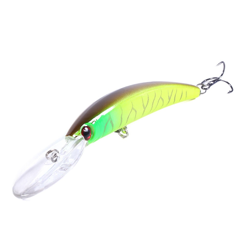 HENGJIA 6PCS 15cm/15g Bent Umpan Minnow Fishing Lures Floating Crankbait Artificial Hard Baits Bass Fly Fishing Tackle