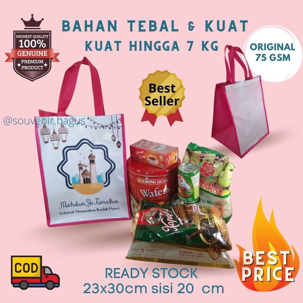 Tas Souvenir Umroh Parcel Lebaran Haji Hantaran Bingkisan Gift Hajj Umrah Puasa Marhaban Ya Ramadhan Idul Fitri Murah Kuat Kombinasi Warna Free Ongkir  Tas Lebaran Tas Souvenir Mekah Madinah