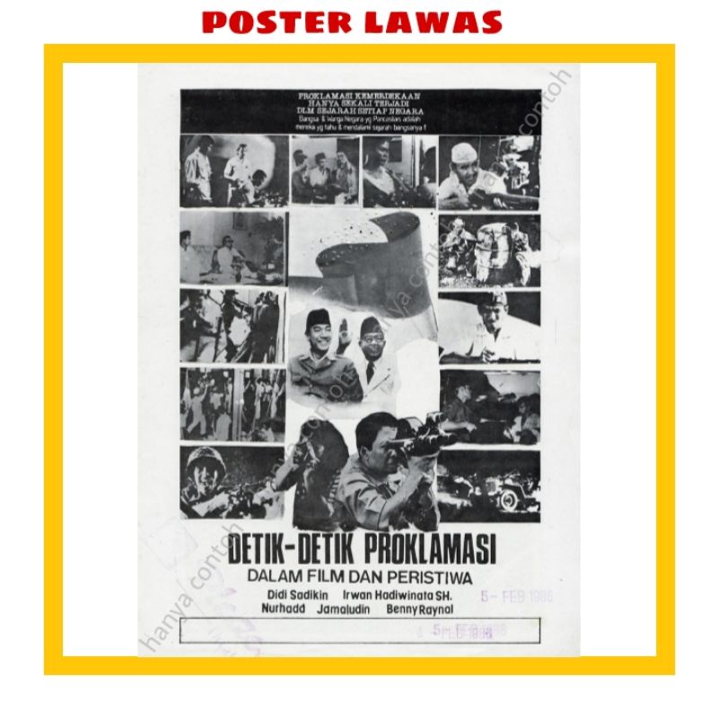 poster film lawas detik detik proklamasi