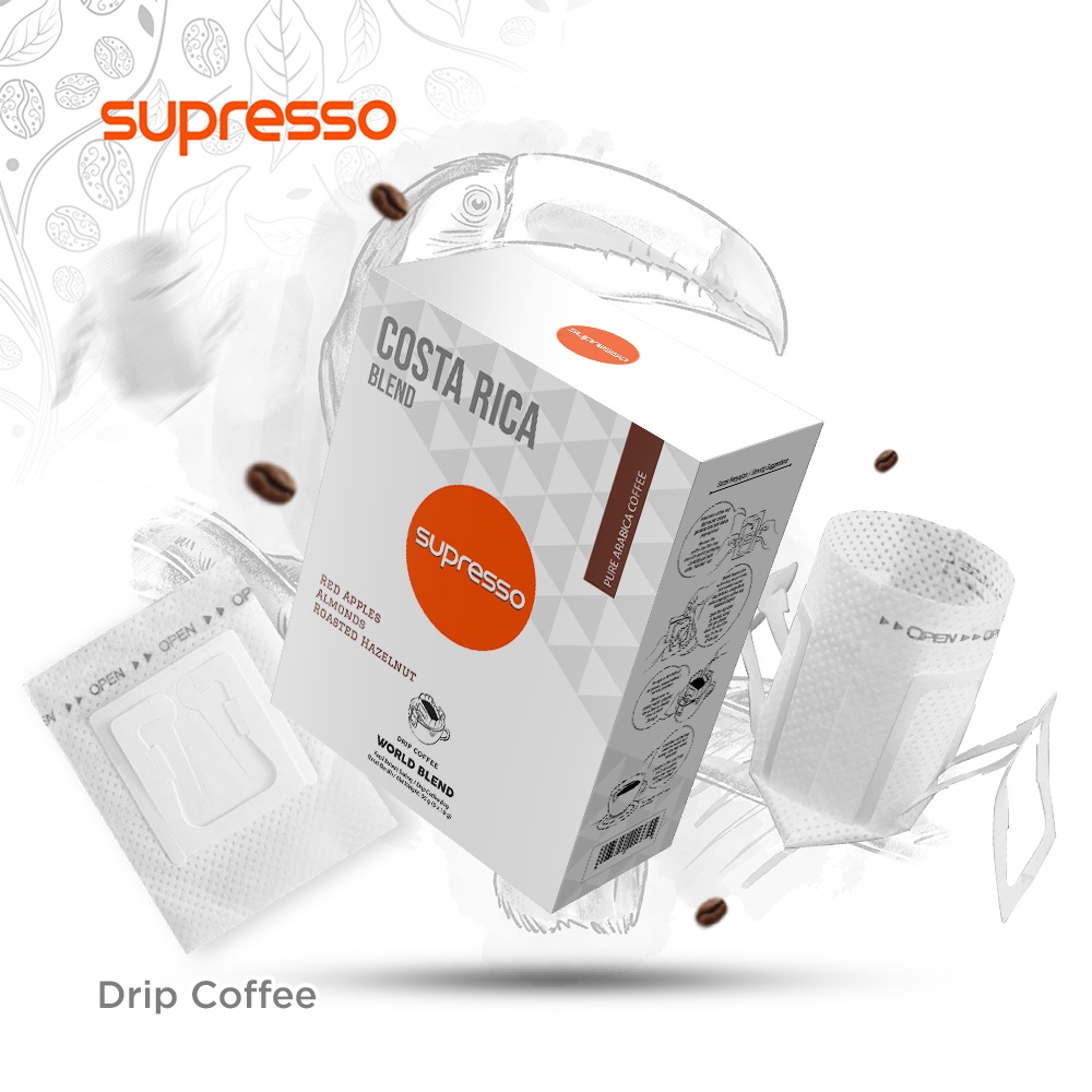 

Supresso Costa Rica Blend Drip Coffee