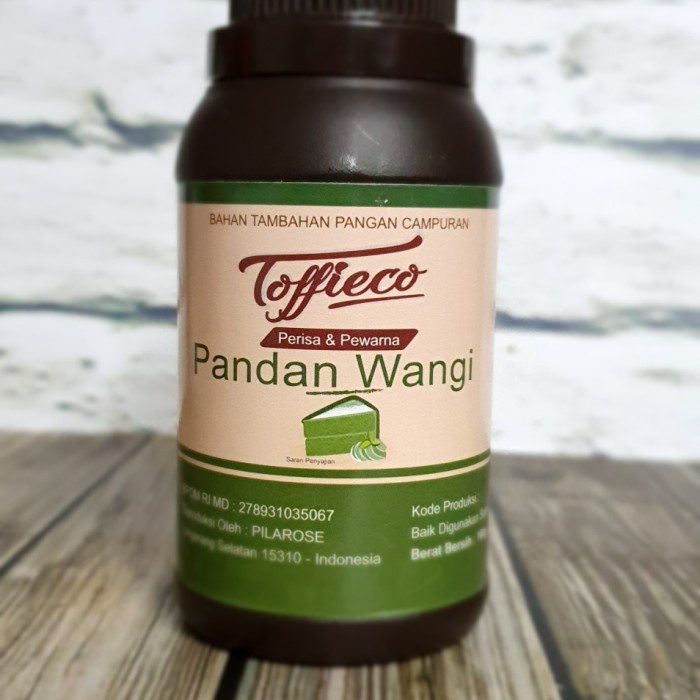

gr20111r Toffieco / Tofieco / Tofiko Pandan Wangi Pasta - Non Bubble Wrap Sv012Ss