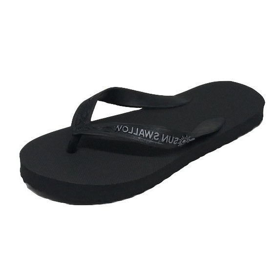 Sandal Jepit Swallow Black Pearl Full Hitam