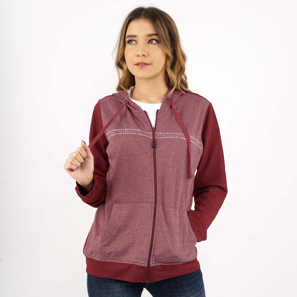 Jaket Hoodie Wanita Cressida Ladies - EJFB.G02022 DAILYDOTS